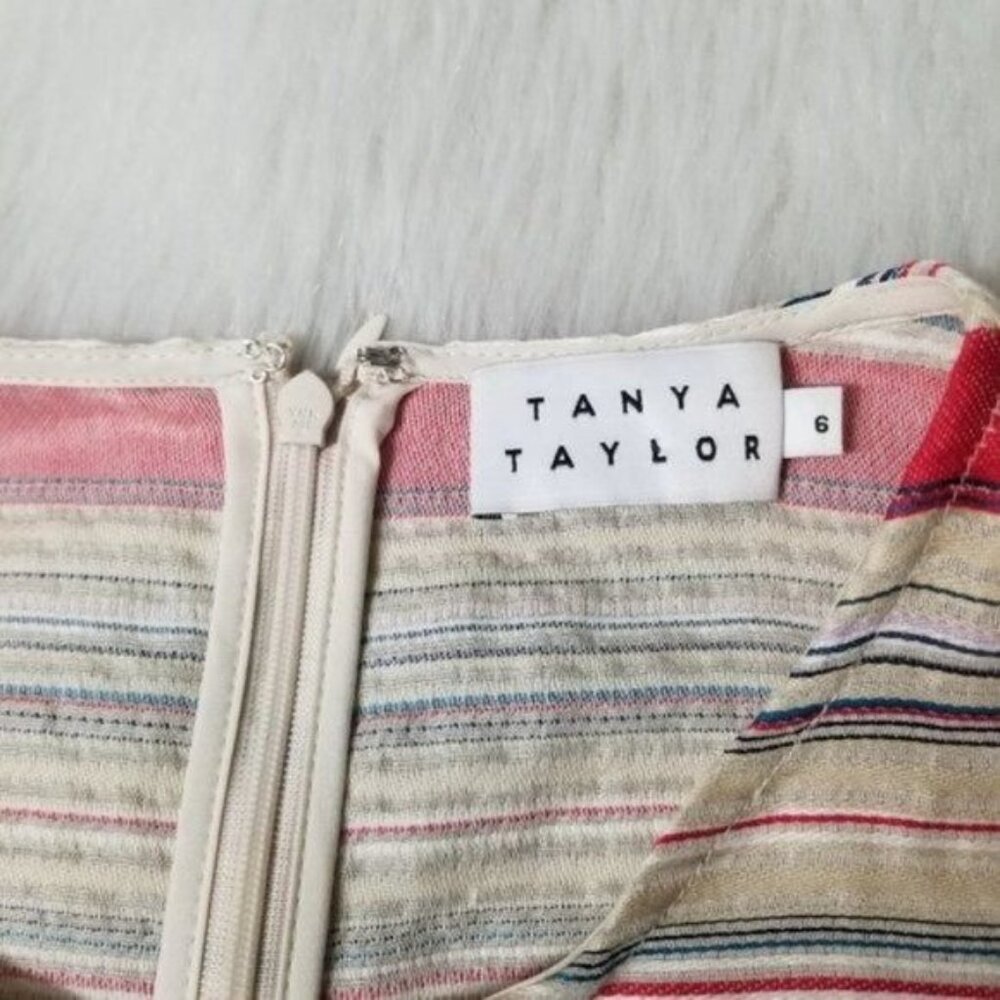 Tanya Taylor Nola Stripe Statement Flutter Sleeve… - image 4